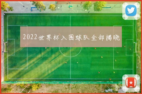 2022世界杯入围球队全部揭晓