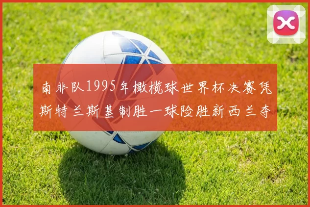 南非队1995年橄榄球世界杯决赛凭斯特兰斯基制胜一球险胜新西兰夺冠
